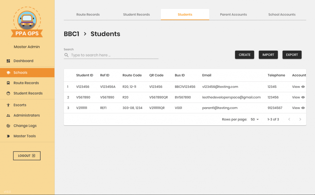 PPA School Bus Tracking System - Code By Hands : Code By Hands